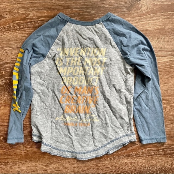Peek Nicola Tesla Long Sleeve Raglan Small 6/7 - Picture 7 of 8